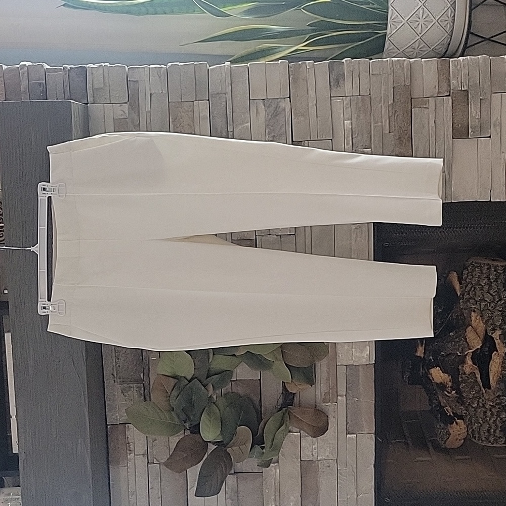 White Capri Dress Pants
